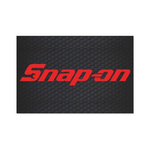 Red snap hexagon design - red, snap-on